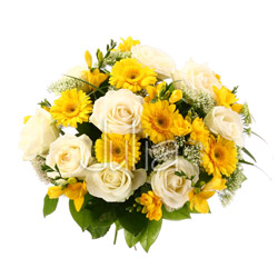 Bukiet z żółtych kwiatów